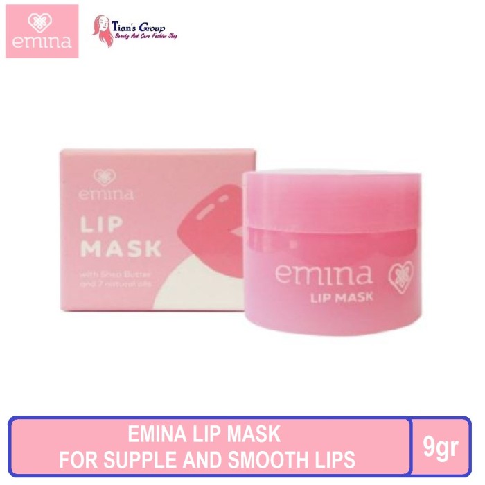 Masker Bibir Emina Lip Mask 9gr Original Asli Bpom