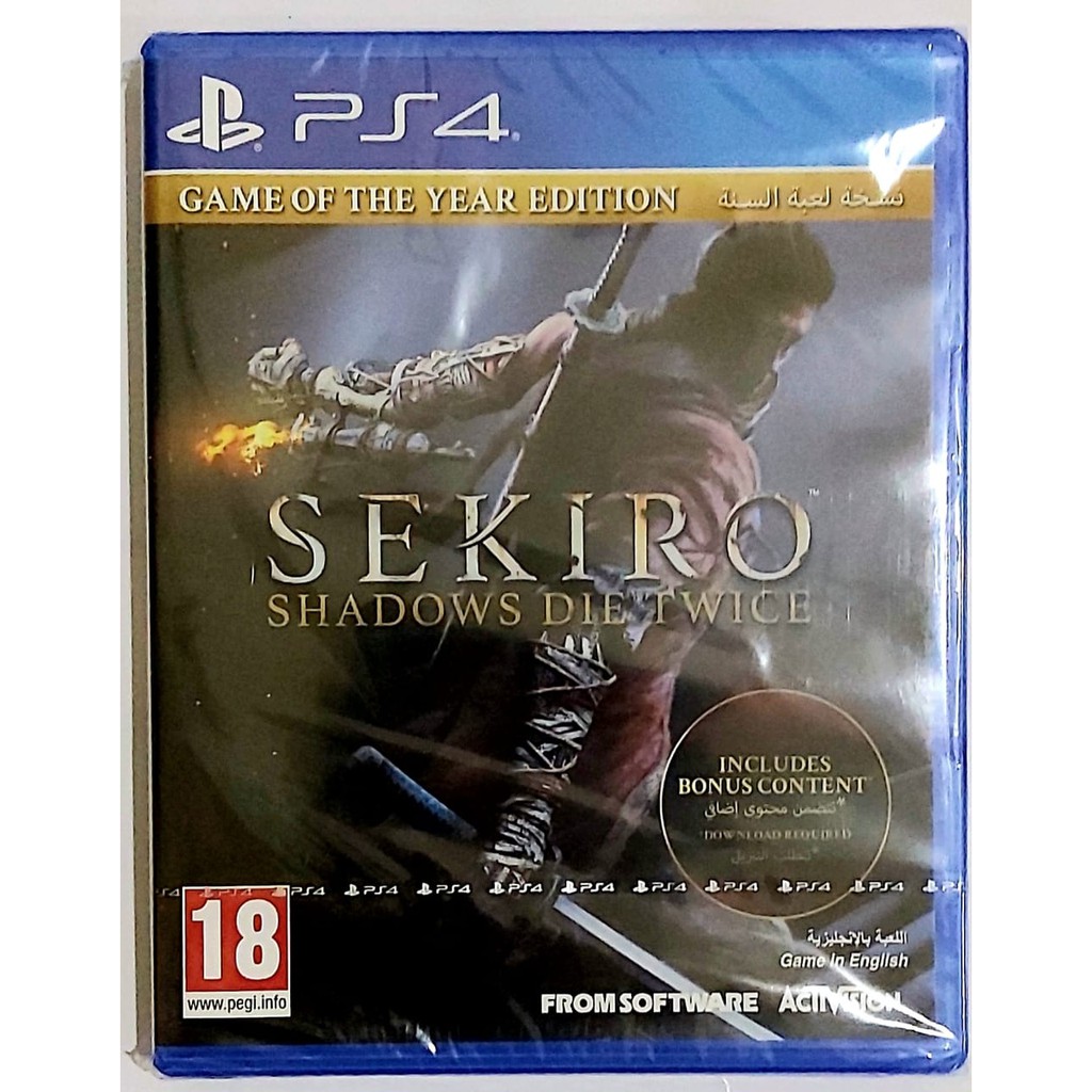 BD PS4 Sekiro: Shadows Die Twice - Game of the Year Edition Reg 2