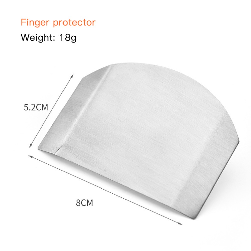 Pelindung Jari Bahan Stainless Steel 304 Serbaguna Anti Potong Untuk Dapur