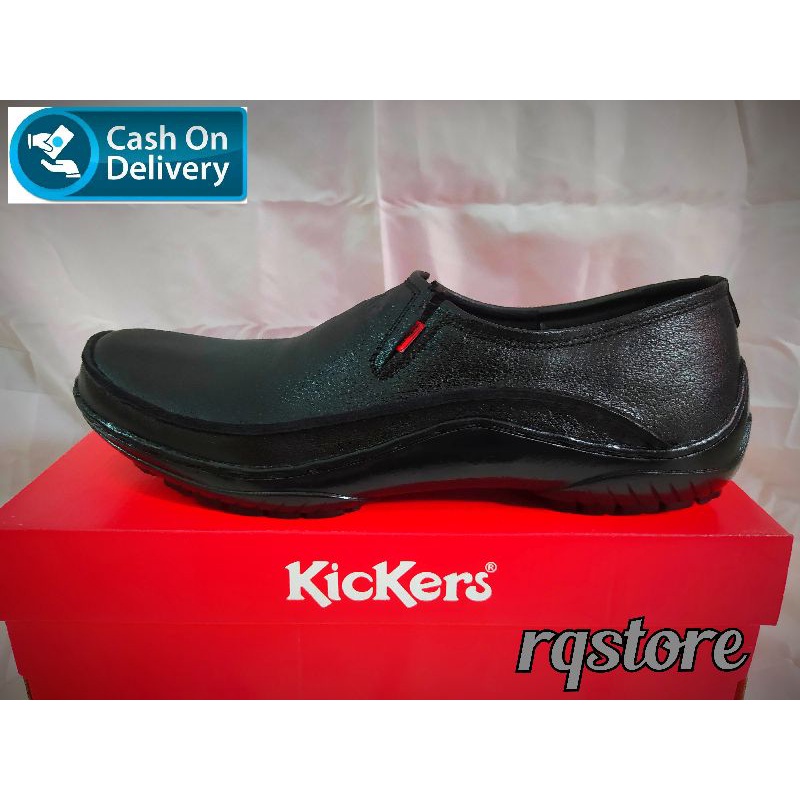 Sepatu Formal Pria Kickers Kulit Sapi Asli / Sepatu Pantofel Kerja