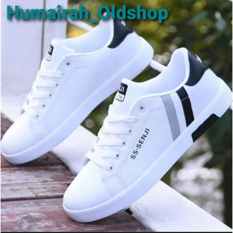 Humairah_OldShop || SEPATU SNEAKERS PLIMSOLL SENJI PRIA WANITA