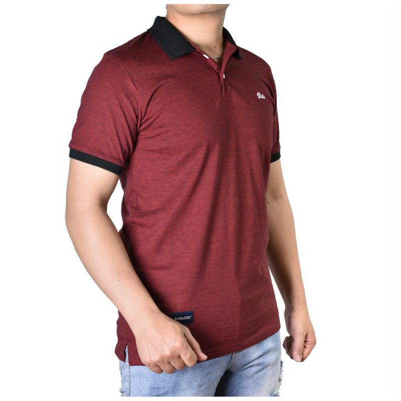 Kaos kerah Burlois original polo burlois // katun gerimis