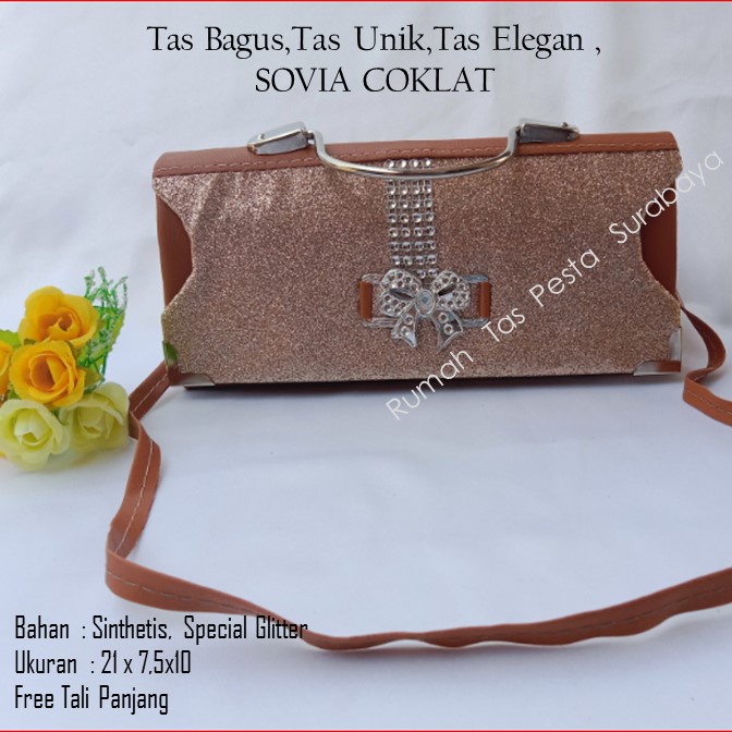 Tas Bagus,Tas Unik,Tas Elegan ,SOVIA COKLAT