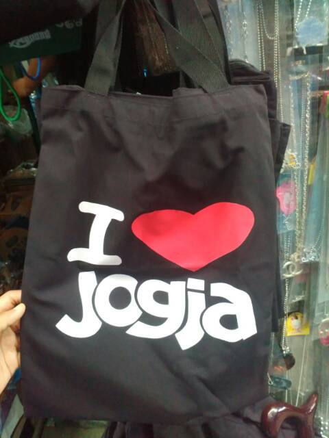 (BISA COD) TOTE BAG KHAS JOGJA UKURAN 35x25 cm BAHAN KUALITAS PREMIUM - TAS PRIA DAN WANITA