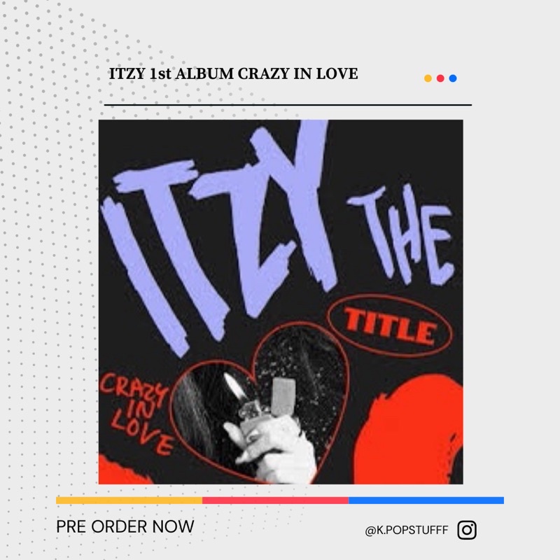 ITZY ALBUM CRAZY IN LOVE
