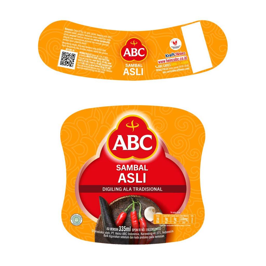 ABC Saus Sambal Asli 335 ml - Multipack 12 pcs