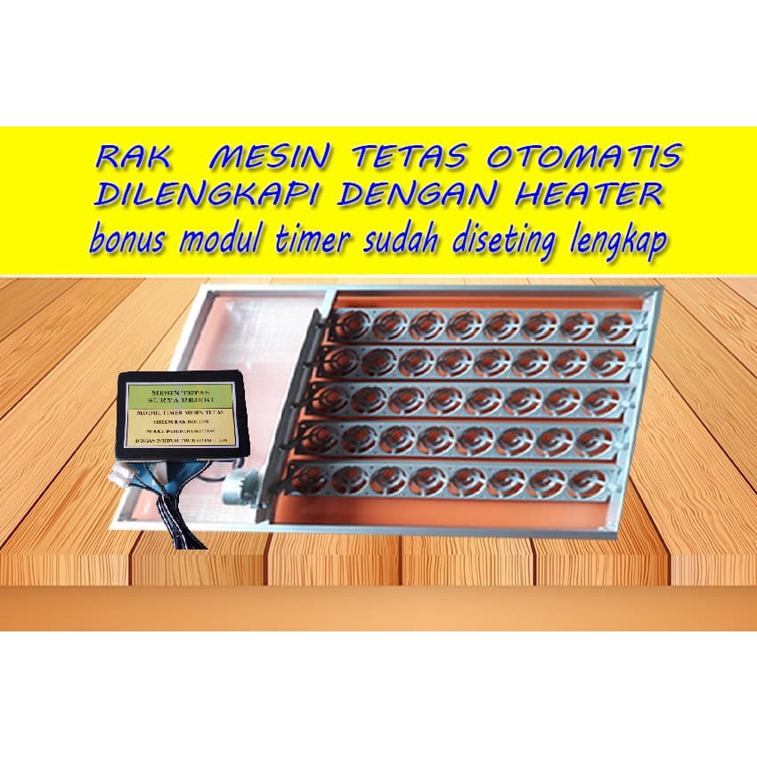 Rak Mesin Tetas Telur Full Otomatis Sistem APB