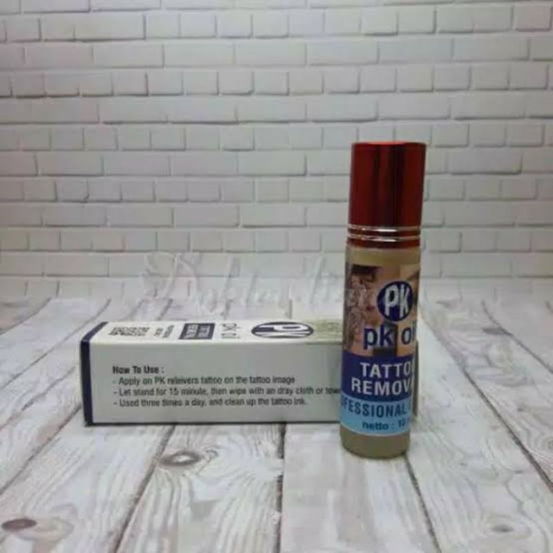 Penghapus tatto permanen dan sulam alis Pk oil cepat dan aman