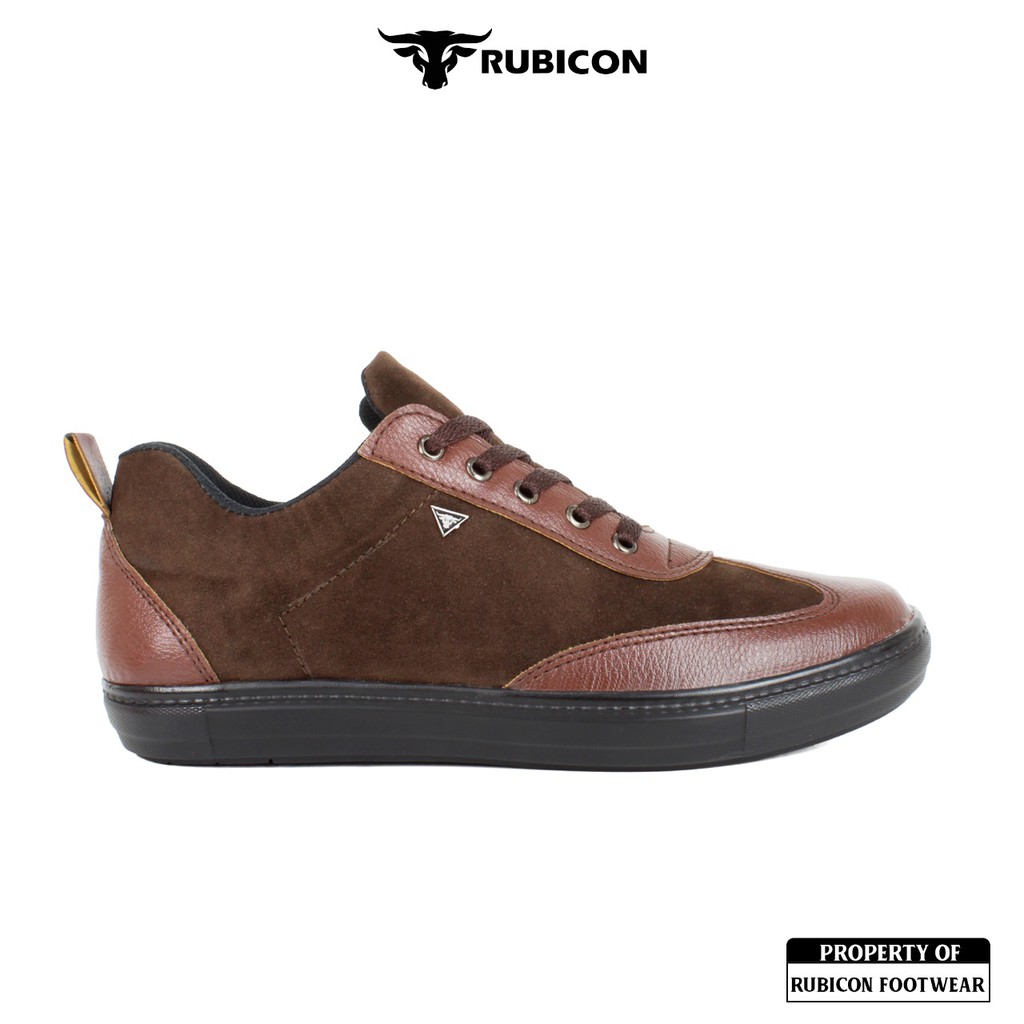 SEPATU PRIA CASUAL SEPATU LEBARAN PRIA SANTAI TALI RUBICON CLASSY COKLAT