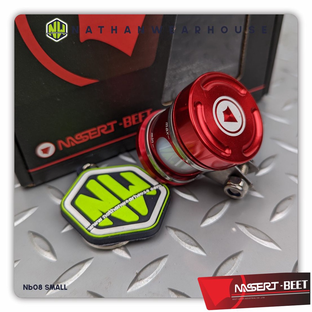 Tabung Minyak Rem Fluid Cap Oil Cup Full CNC Nassert Beet Replika lightech R15 R25 Ninja 150 250 CBR Small 08