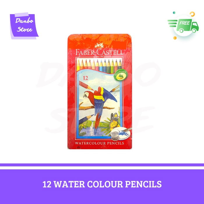 

FABER CASTELL 12 WATERCOLOUR PENCILS