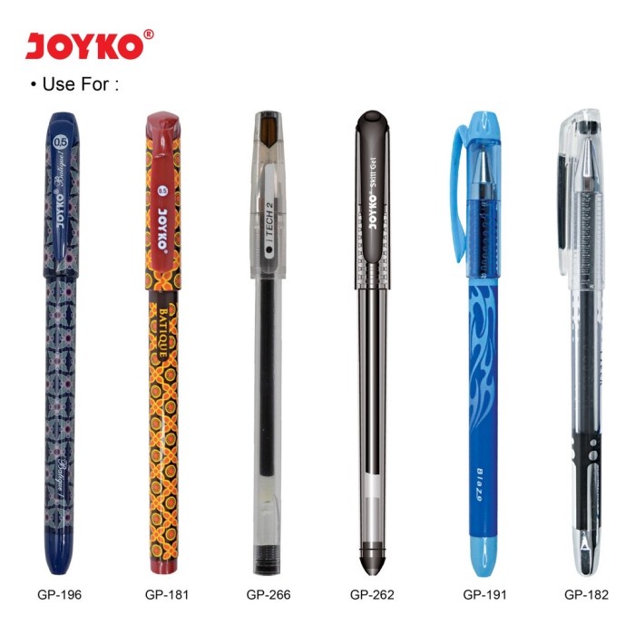 

Wow Gel Pen Refill Joyko Gpr-200 (24Pcs) Murah