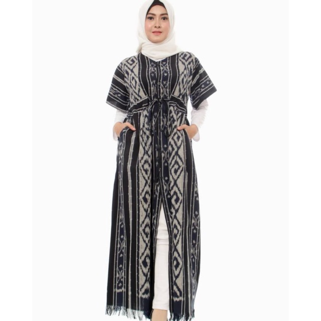 outer tenun - long outer tenun - long outer - cardigan tenun - long cardi -long cardigan tenun - car