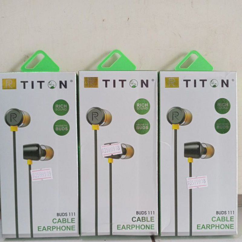 HEADSET TITON REALME CABLE EARPHONE MAGNETIC