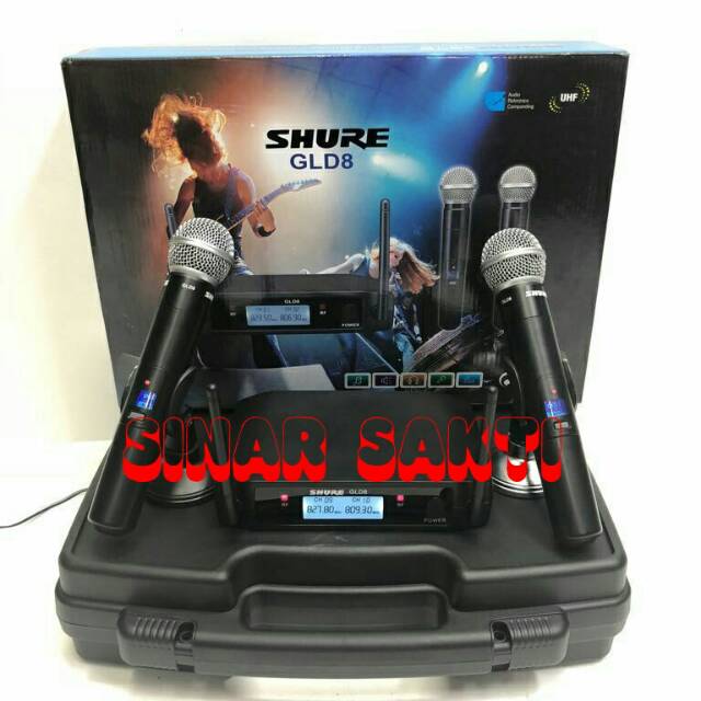 MIC SHURE GLD 8 WIRELESS MICROPHONE