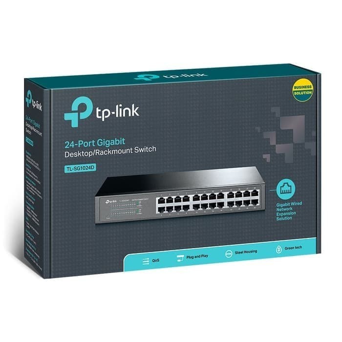 TP-LINK TL-SG1024D 24 Port Gigabit Desktop Switch