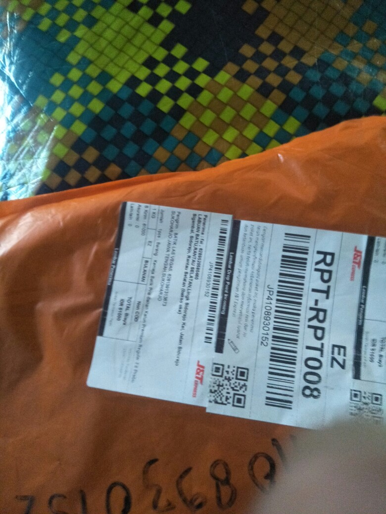 Kemeja Batik Pria Bahan Katun Premium Reguler Fit Prabu E012