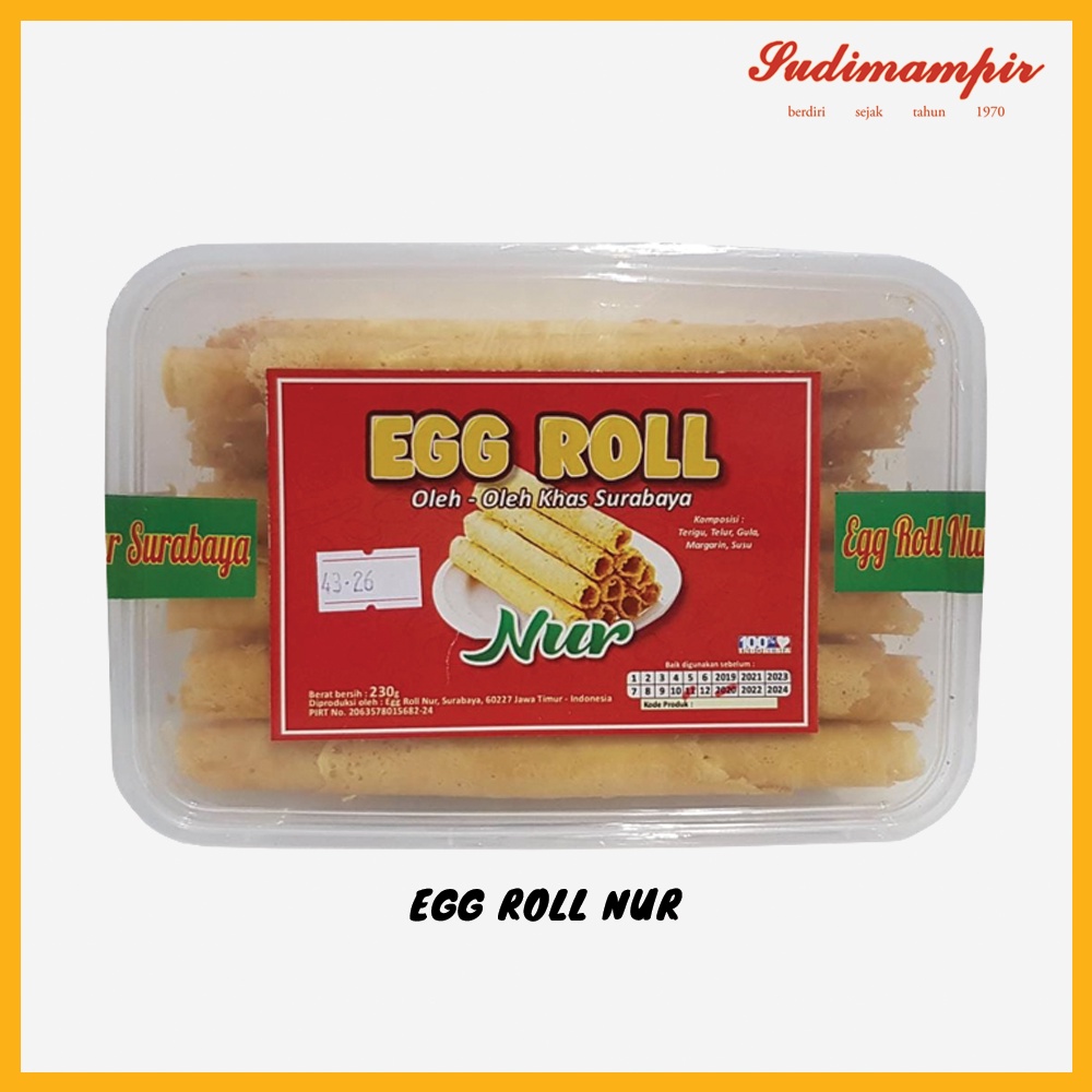 

Kue Egg Roll Nur (230 gram) - Oleh Oleh / Makanan Ringan Surabaya