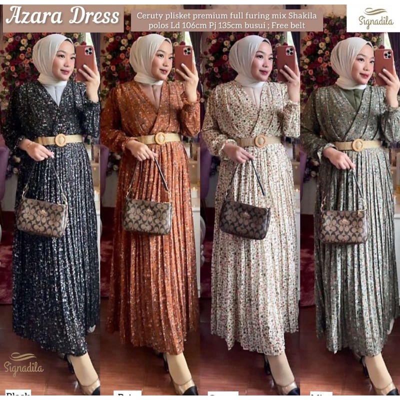 Gamis Ceruty Plisket//Azara Dress