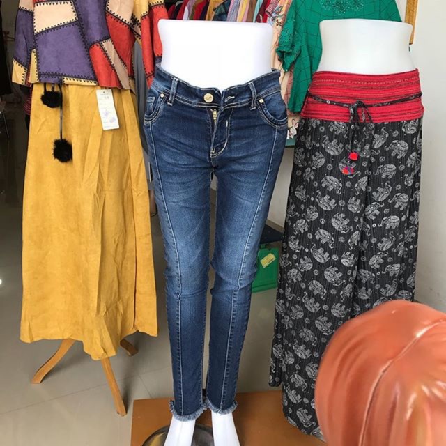 (Real Pict) Celana Jeans NTF garis tengah