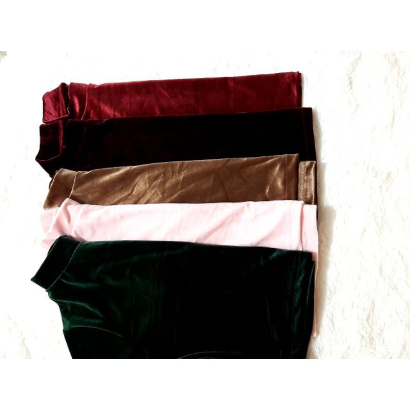 SELLO SC-VB0412 TANK TOP CROP WANITA BAHAN BLUDRU/VELVET PREMIUM