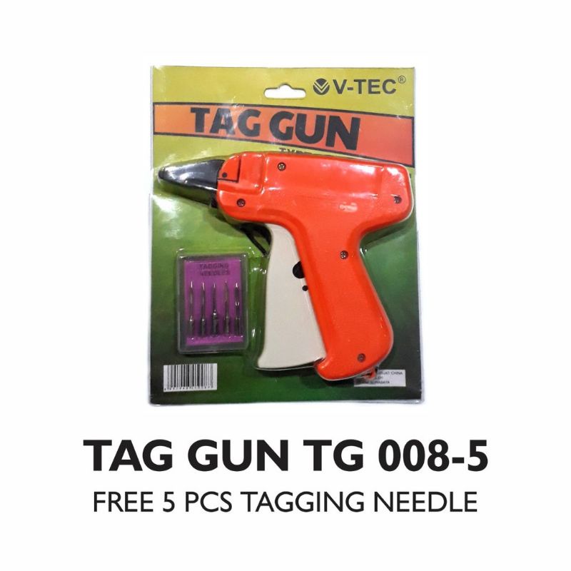 

Tembakan Baju Tag gun TG 008-5 V-tec / Tagging Gun V-TEC TG-008-5 V-tec / Tembakan Merk Baju