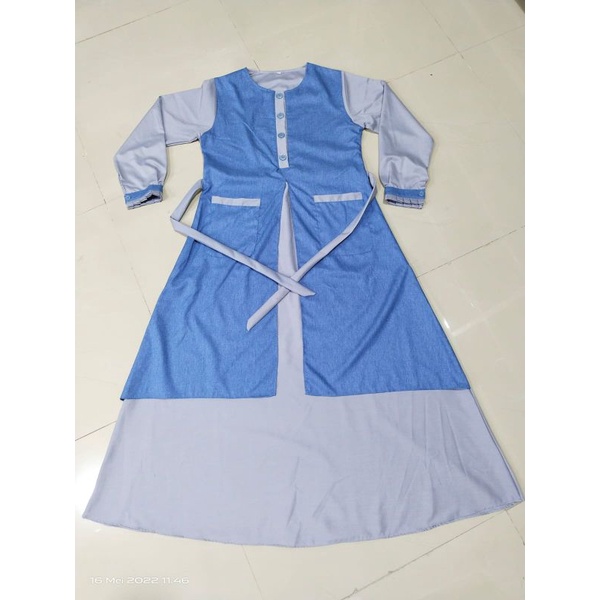 Gamis Syar'i Kalya Toyobo Mix Madina