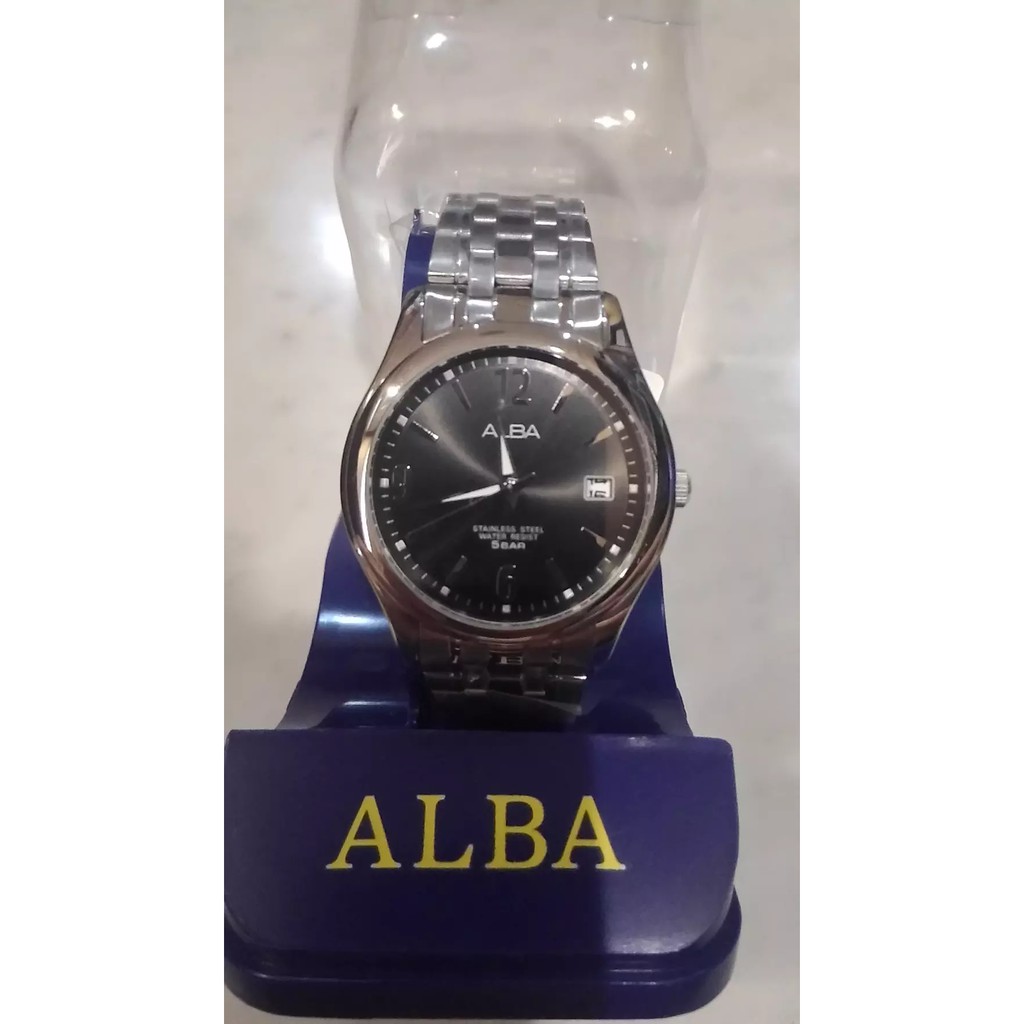 Jam Tangan Pria ALBA ORIGINAL Stainless Steel Anti Air