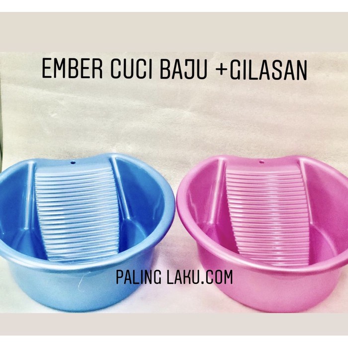 Ember cuci baju + pengilasan
