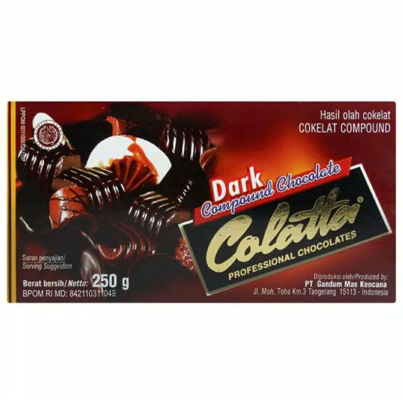 

Colatta Dark Coklat 250 gr