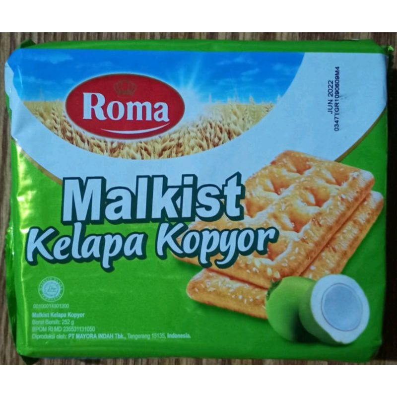 

Roma Malkist Kelapa Kopyor 250gr