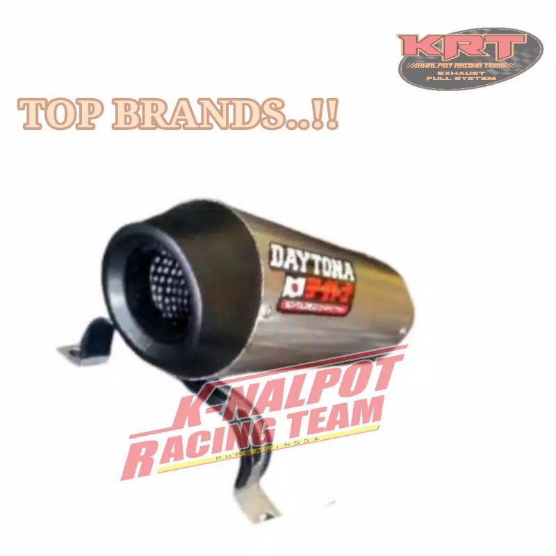SILINCER DAYTONA KNALPOT NMAX 150 AEROX PCX VARIO INJEK KARBU BEAT MIO VIXION SUPRA MODIF RACING