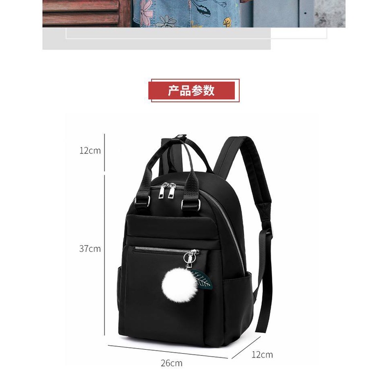 TAS RANSEL BACKPACK WANITA FASHION KOREA IMPORT 3128 ANTI AIR SEKOLAH KULIAH KERJA TERBARU  CITAYAM WEEK