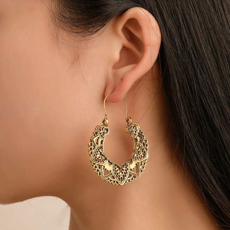 Anting Hoop 925 Silver Gaya Elegan Untuk Wanita
