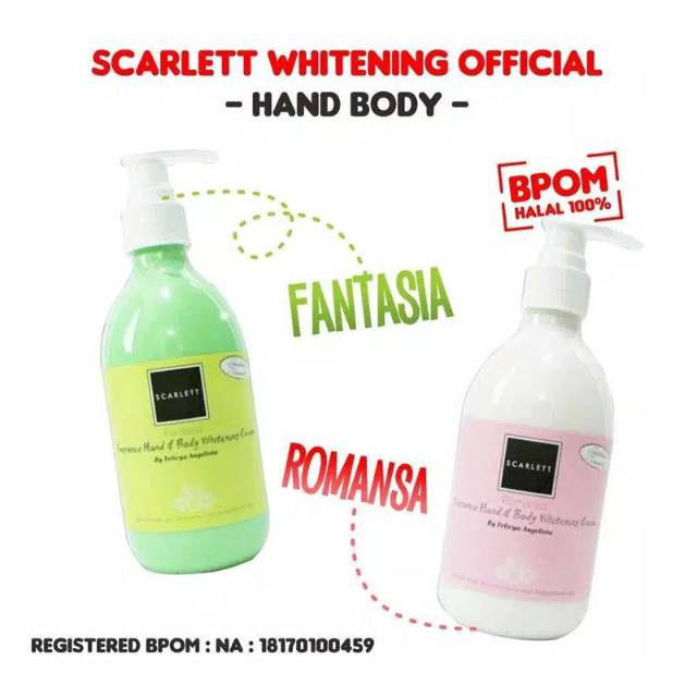 [300ml] Scarlett Fragrance Brightening Body Lotion