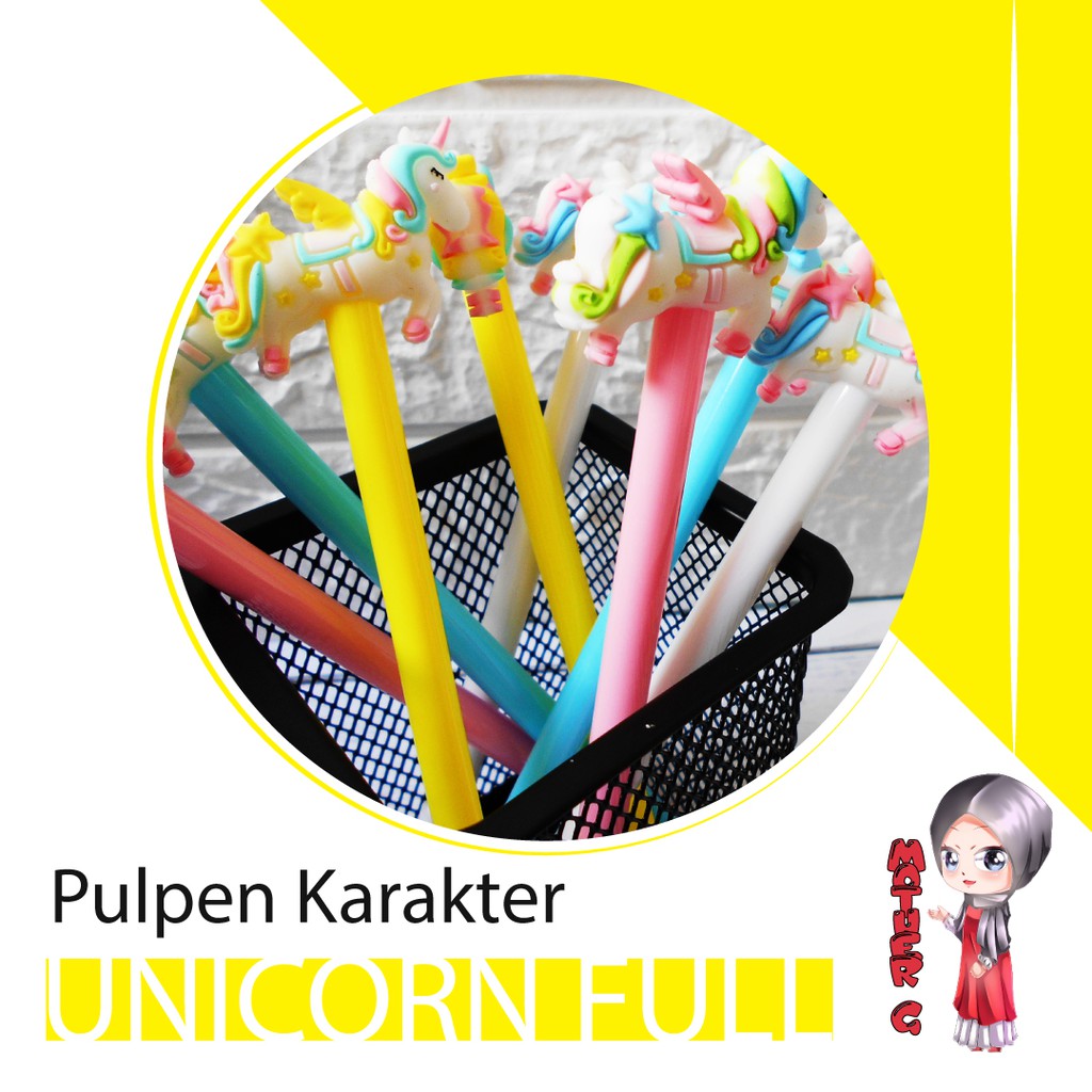

Unicorn V2 Pulpen Gel Karakter | High Quality - MOTHER G