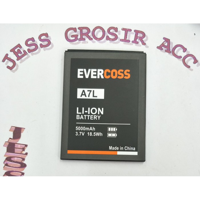 Baterai Battery Batre Double Power EVERCROSS CROSS EVERCOSS ( A7L ) - Hitam