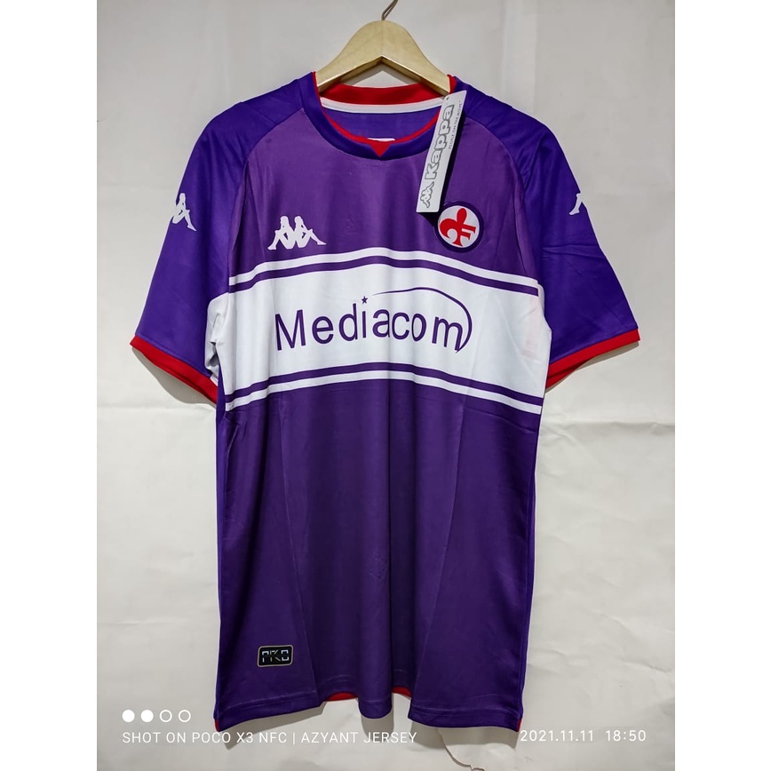 jersey sepak bola fiorentina home 2021 2022