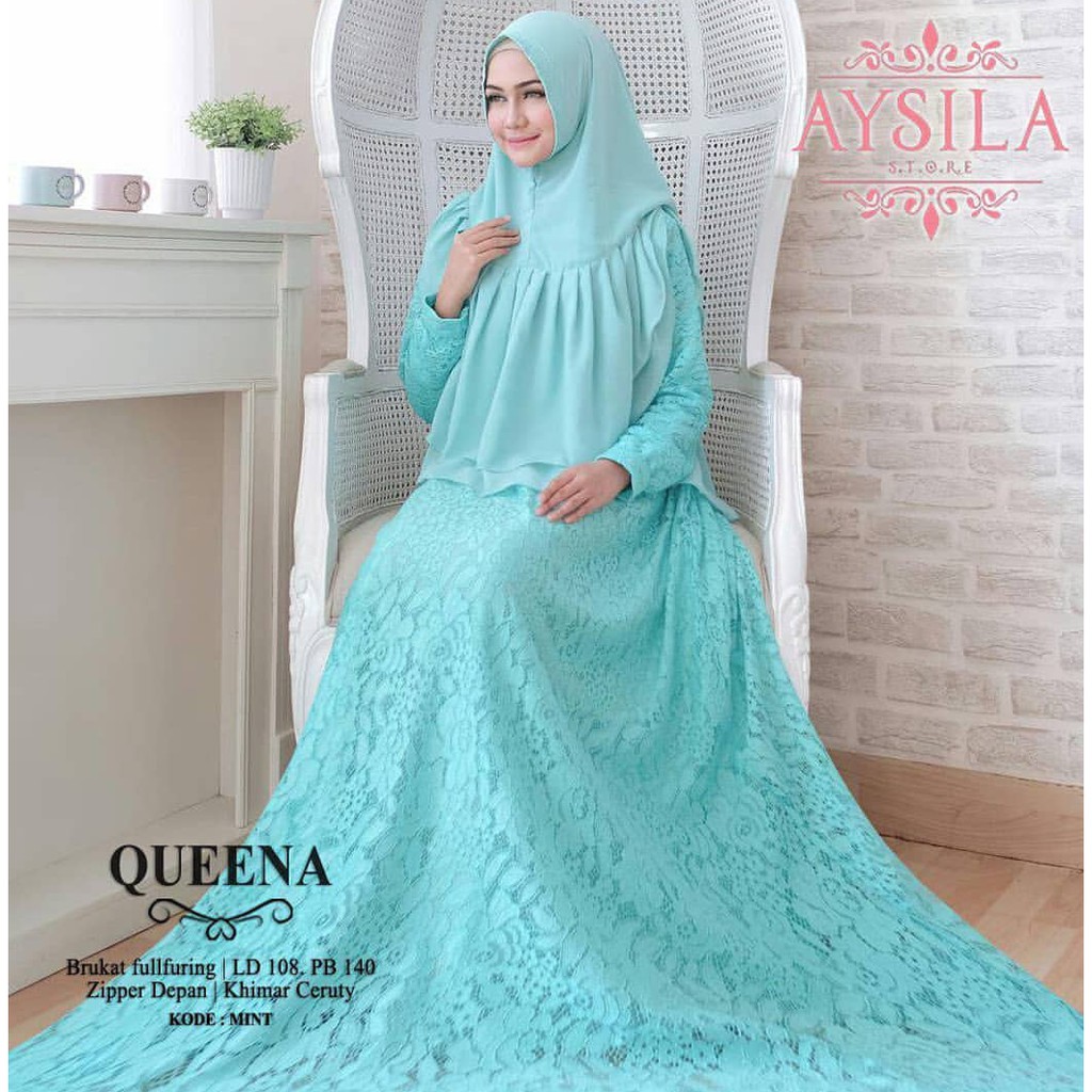 gamis syari queena