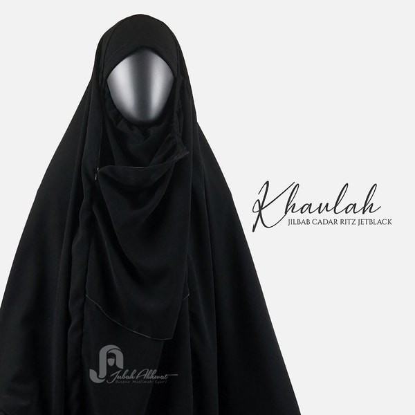 MEWAH, Jilbab Cadar Rits Ritz Jumbo Panjang Syari Khimar Instan, Agen Jubah Akhwat di Solo