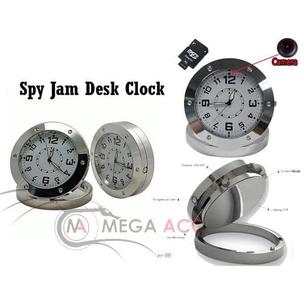 Spy Cam Desk Clock ( Spy Kamera Bentuk Jam Meja )