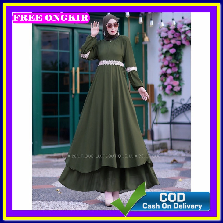 Bj Gmis Wnta Kekinian Buju Gamis Terbaru Gmis Lebaran Games Pesta Kondangan Gsmis Mewah Elegan Dress