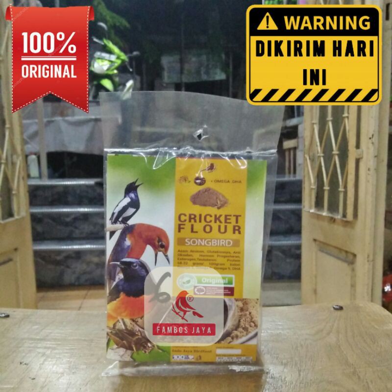 

Tepung Jangkrik Songbird | Jangkrik Bubuk
