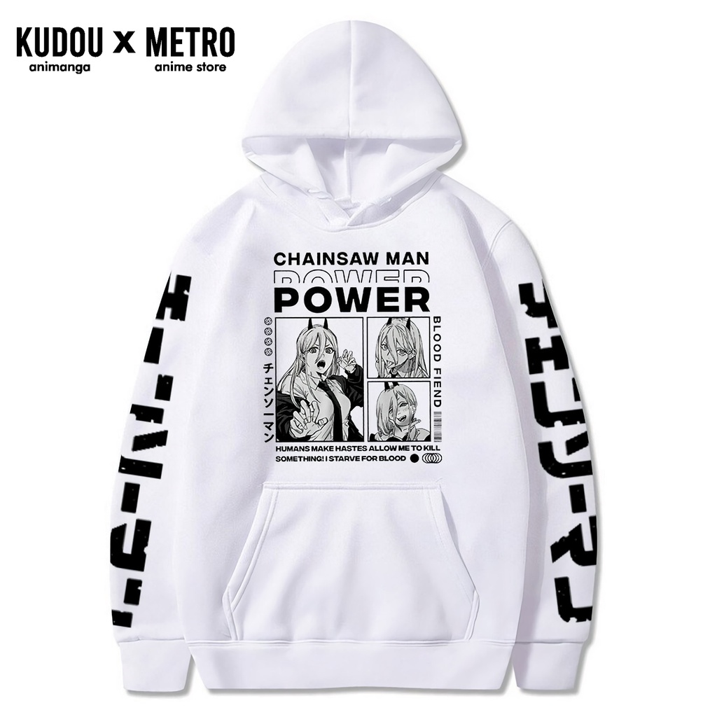 Hoodie Power Chainsawman Anime Manga Premium Unisex