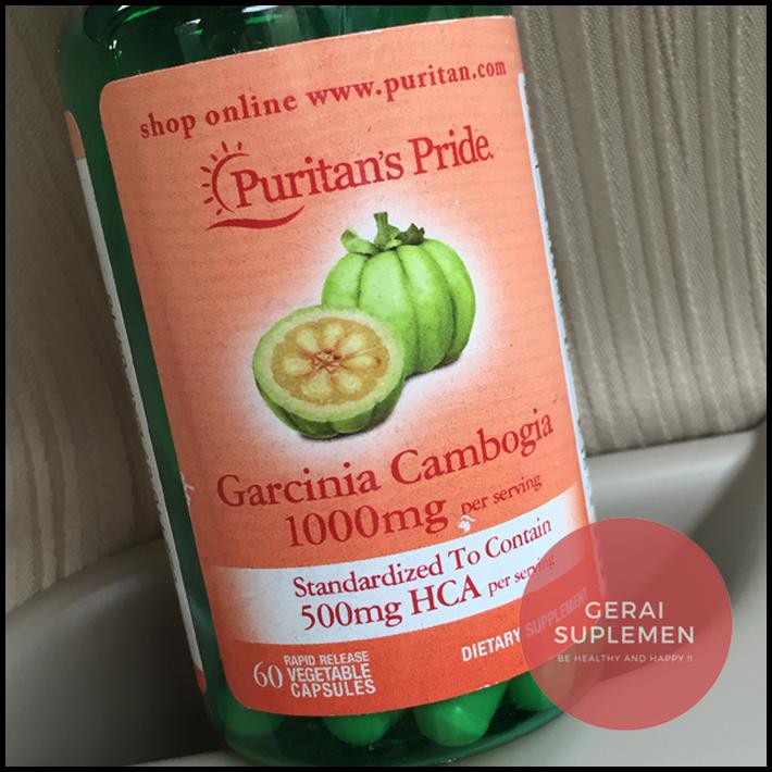 

BERKASIAT GARCINIA CAMBOGIA 1000 MG (60 CAPS) - PURITAN'S PRIDE USA