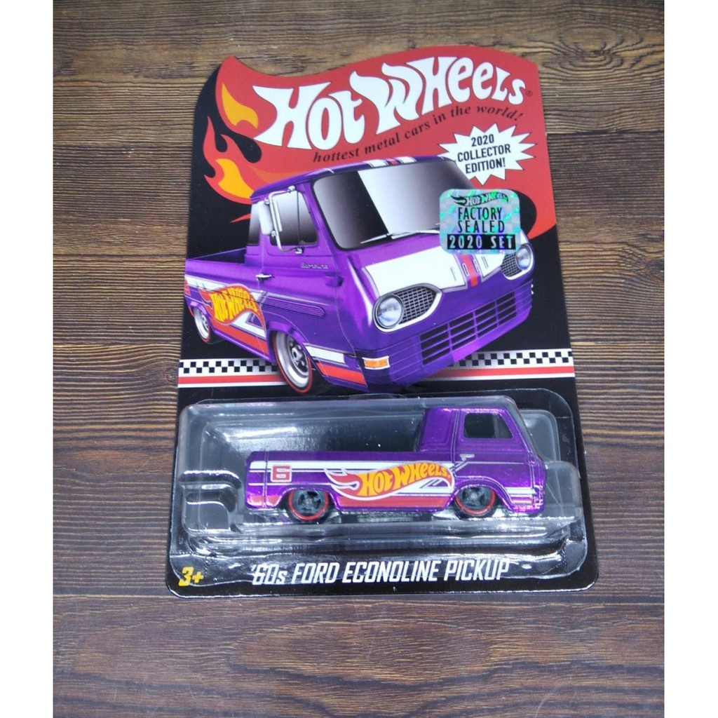 Hot Wheels 60s Ford Econoline Pickup Mail in THS Zamac FS 2020 Hotwheels Factory Sealed