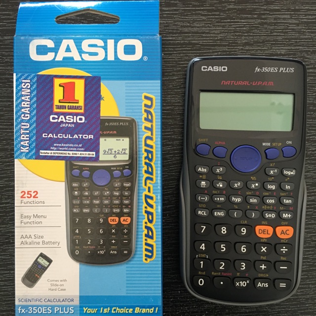

Kalkulator Casio Fx-350ES PLUS (Scientific Calculator)