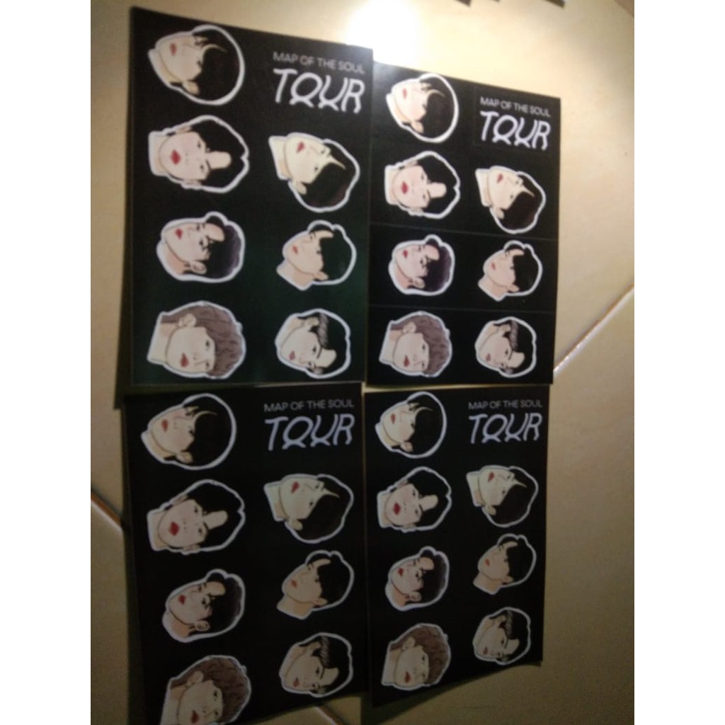 

BISA COD STICKER BTS MAP OF THE SOUL TOU