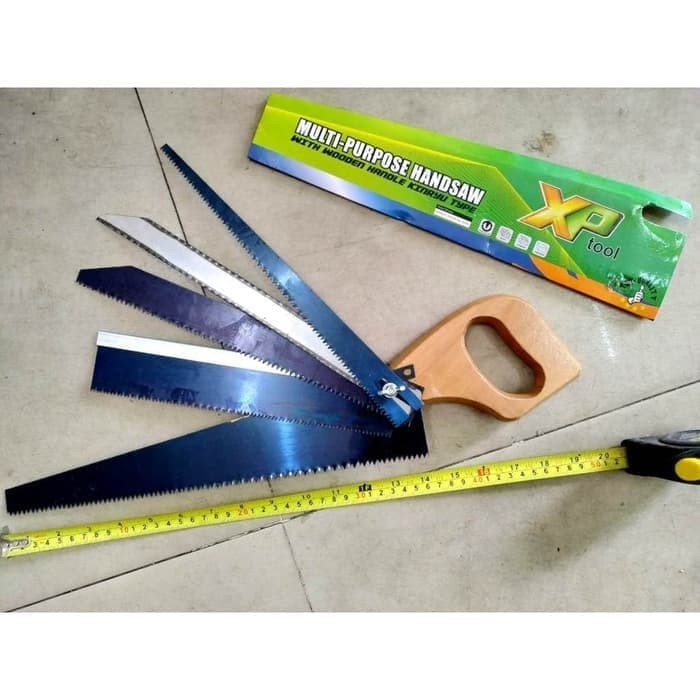 Gergaji Gg Kayu 5 Rupa Xp Tool ( Gagang Kayu )