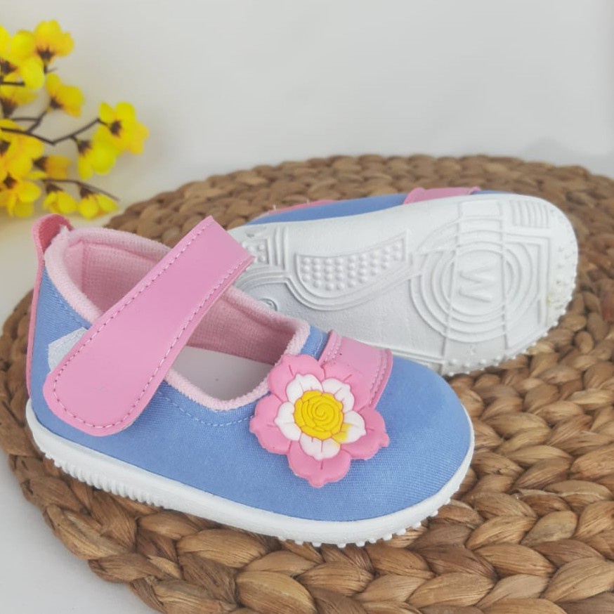 mandirishoesstore-SEPATU ANAK 1-2.5 TAHUN BUNGA BUNYI PINGGIR FAY21